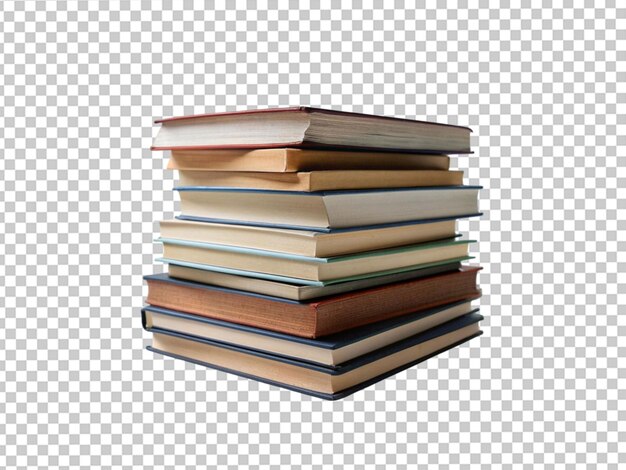 PSD stack of various books