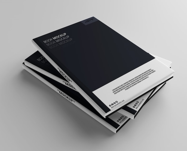 Mockup libro impilato