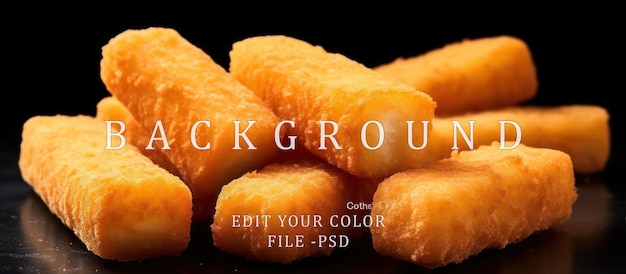 PSD stacked chicken nuggets