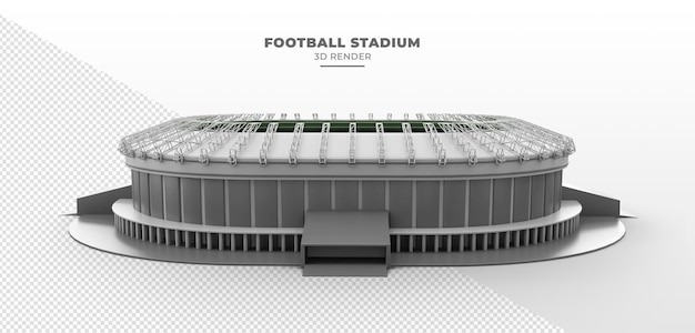 Stadion piłkarski w 3d render realistyczny