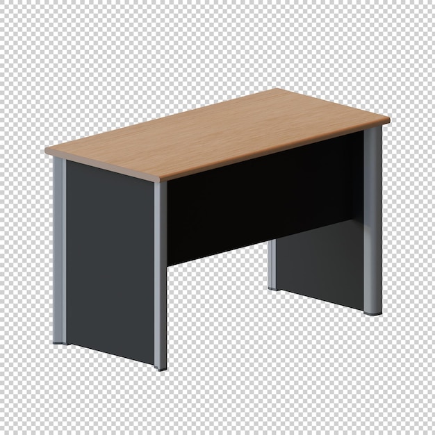 Staff desk 3d render illustratie ontwerp element.