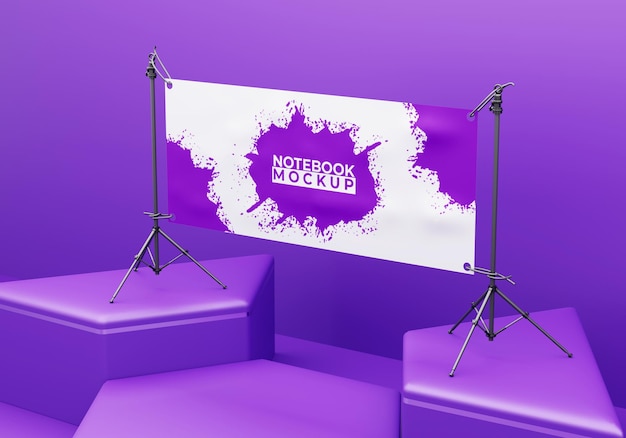 Stage billboard en banner mockup