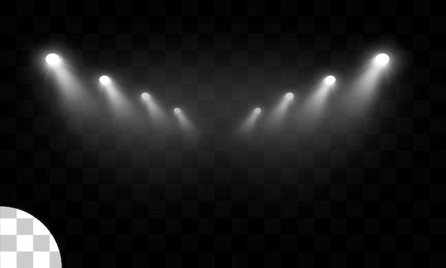 PSD stage lighting effects