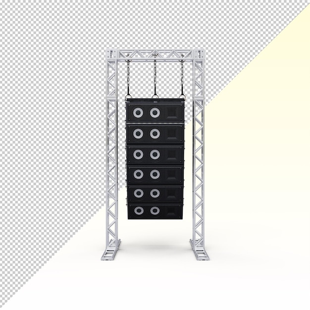 PSD stage speaker isolated