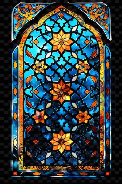 PSD stained glass window from the stained glass window