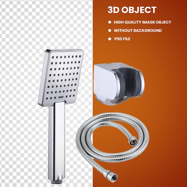 PSD stainless shower