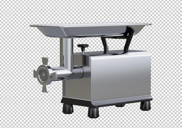 PSD stainless steel electric meat grinder isolated