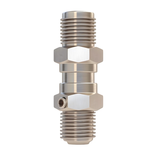 Stainless Steel Hex Nipple Fitting HighPrecision Plumbing and Industrial Connector