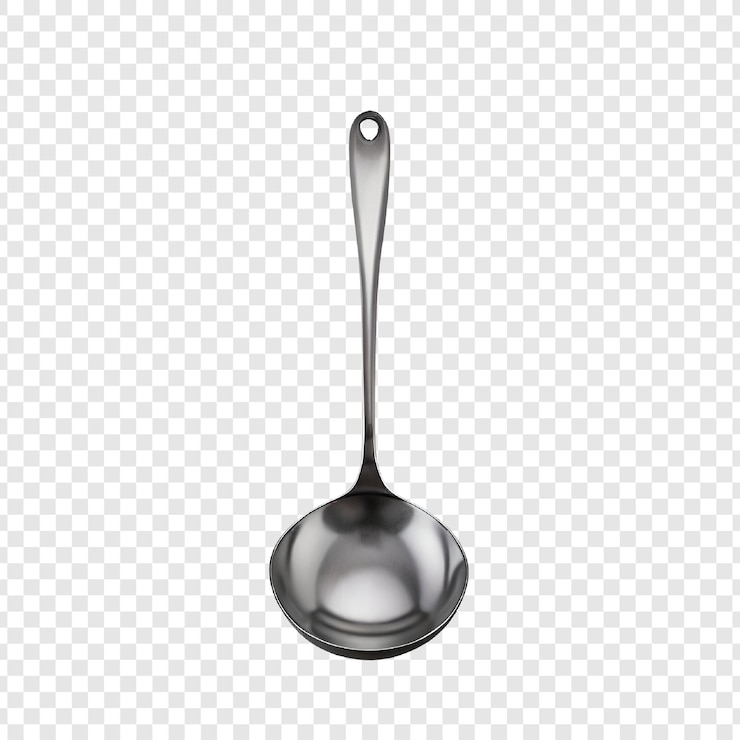 PSD stainless steel ladle kitchen utensil cooking serving tool