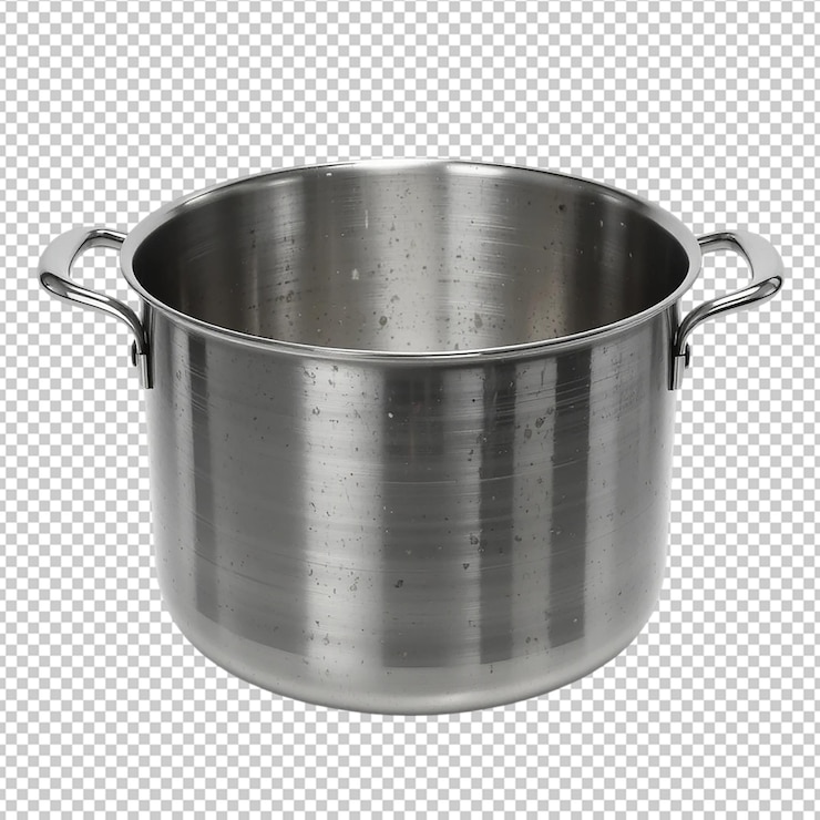 PSD stainless steel stock pot