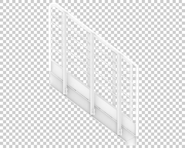 PSD Лестницы, изолированные на прозрачном фоне 3d рендеринг иллюстрации