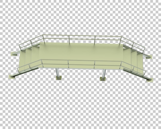 PSD 透明な背景 3 d レンダリング図に分離された階段