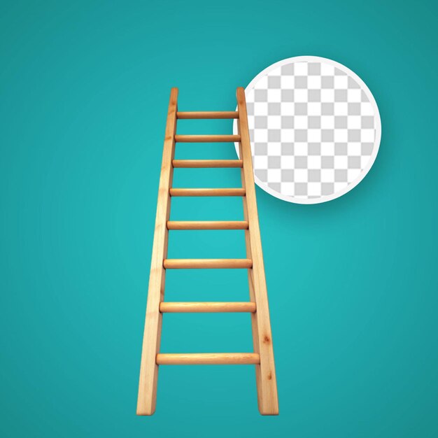 PSD stairs isolated transparency background