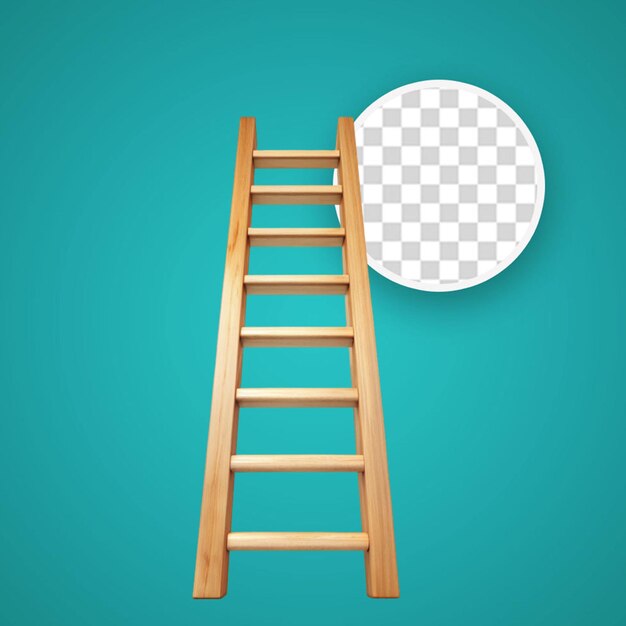 PSD stairs isolated transparency background
