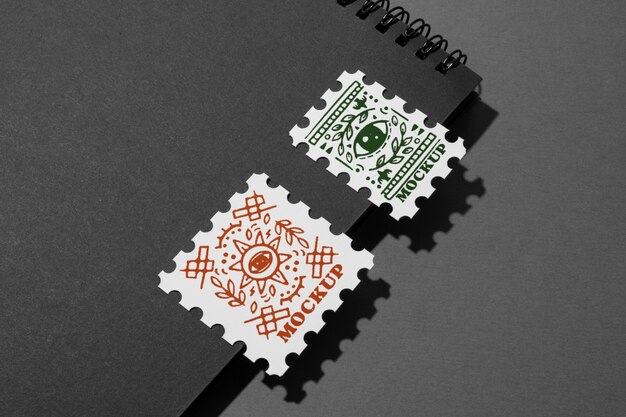 PSD stamp mock-up design