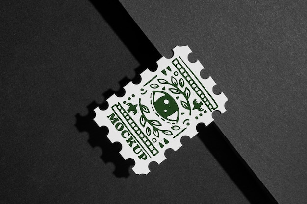 PSD stamp mock-up design