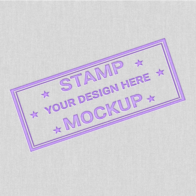 STAMP MOCKUP