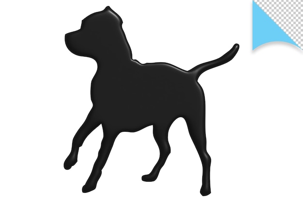 a stamp that says'dog'on it