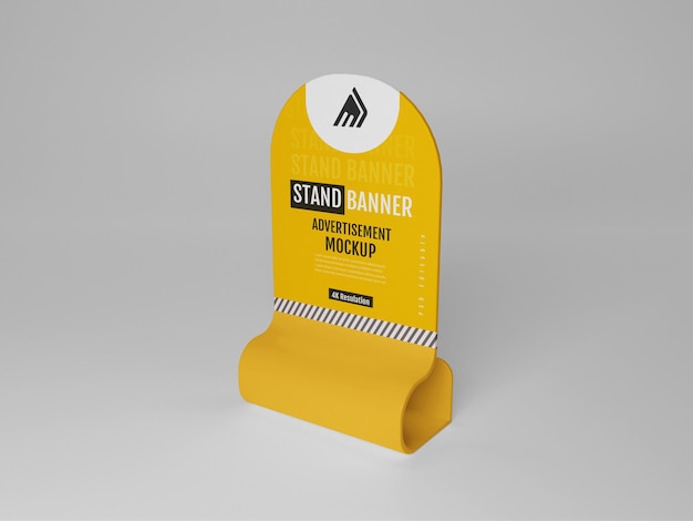 Stand banner mockup