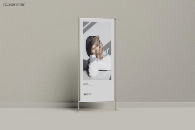 PSD stand banner mockup