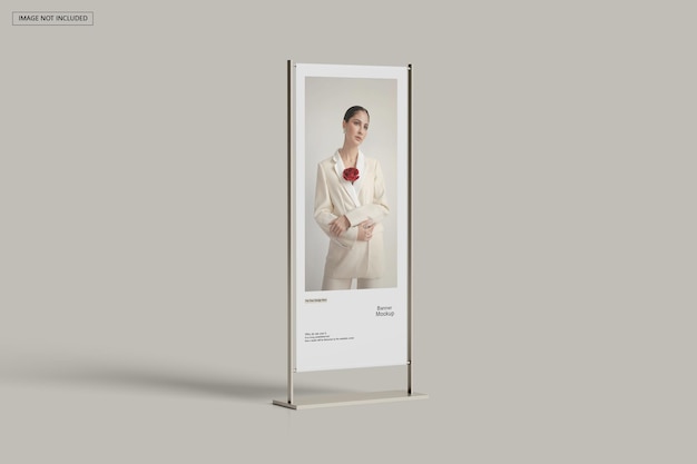 PSD stand banner mockup