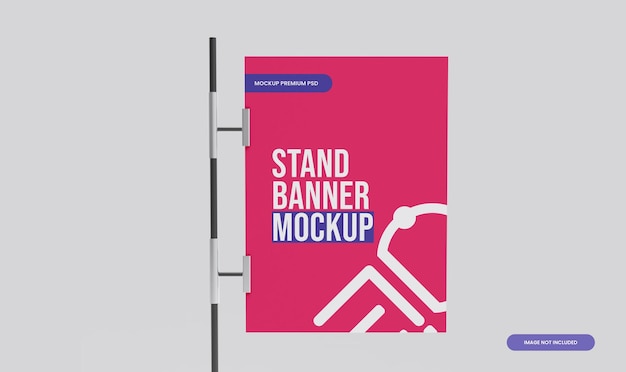 Stand banner mockup