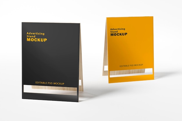 PSD stand banner mockup