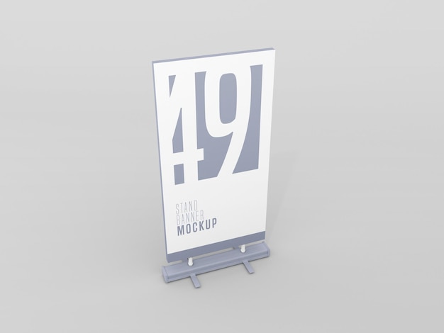 Stand Banner Psd Mockup