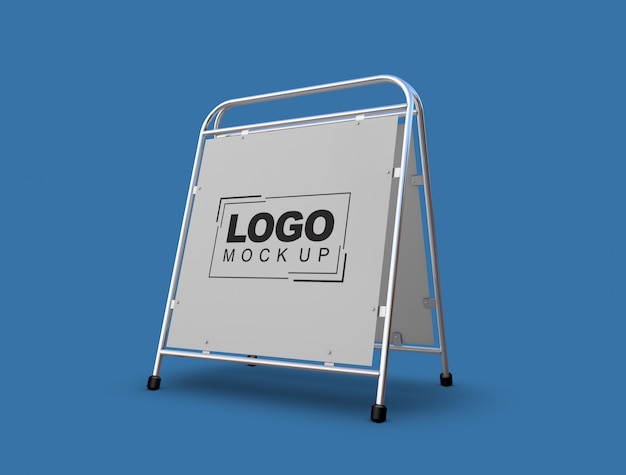 Stand and logo mock-up