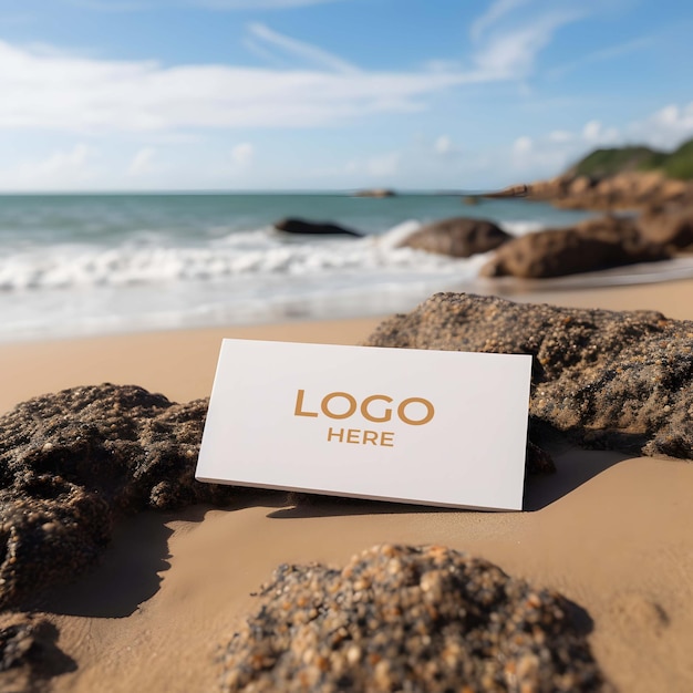 Stand out with sleek and modern business card logo and branding mockup designs