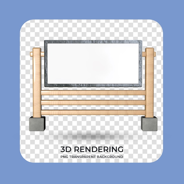 PSD stand for product display 3d rendering transparent background