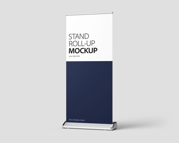 PSD stand roll up mockup