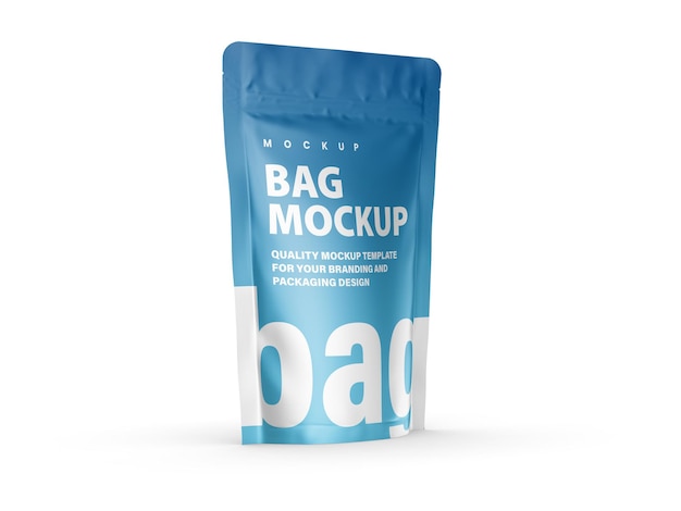 Stand-up pocket mockup