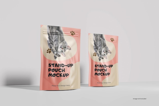 PSD stand-up pouch mockup