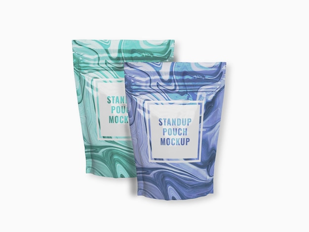 Stand up pouch mockup