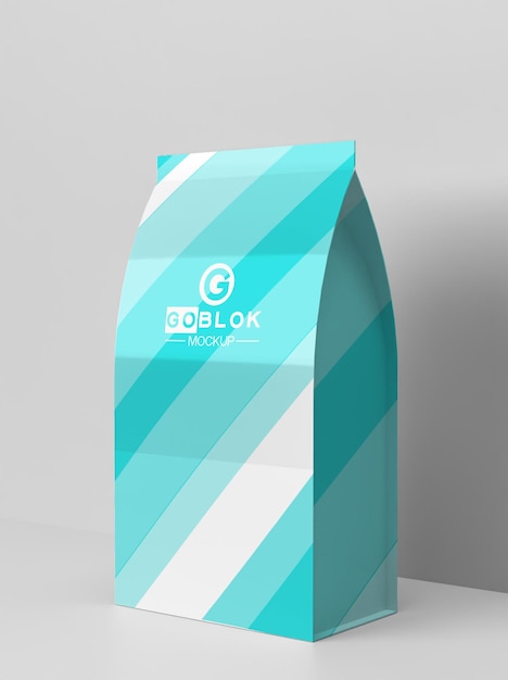 stand up pouch packaging concept mockup