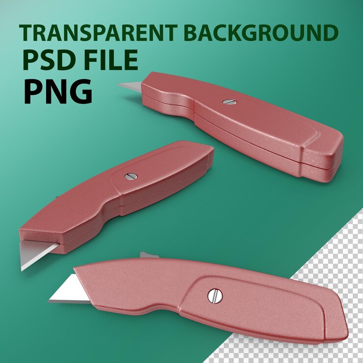 PSD standard utility knives png
