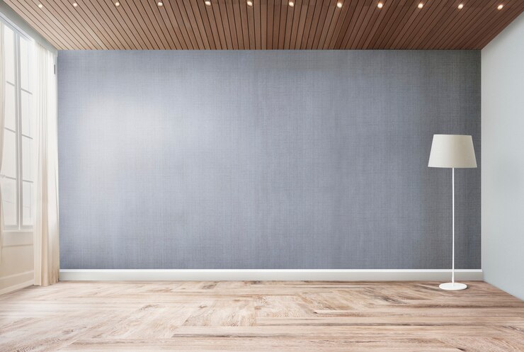 PSD standing lamp in a living room