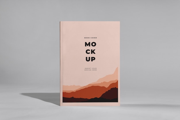 PSD standing up book mockup