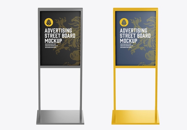 Standup Singboard Mockup