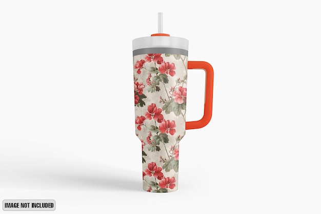 stanley quencher tumbler mockup