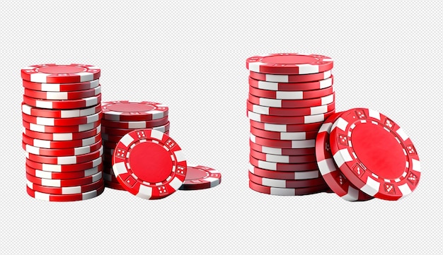 PSD stapel pokerchips