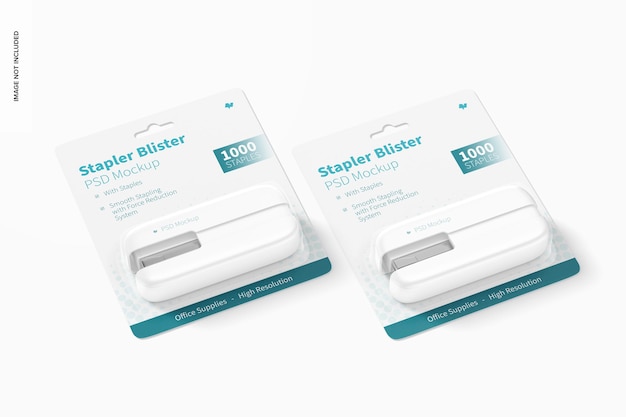 Stapler Blisters Mockup