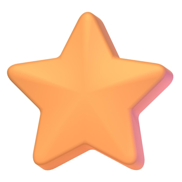 PSD star 3d element