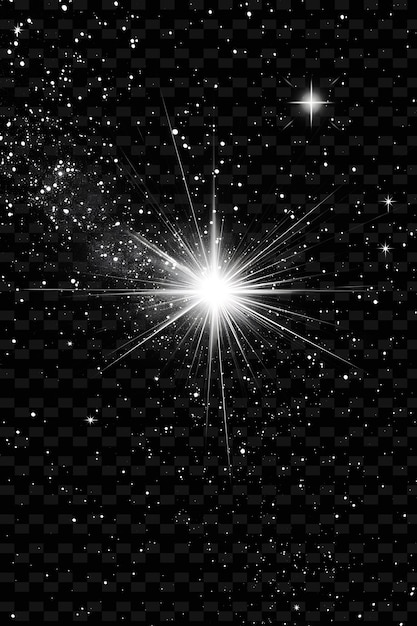 PSD a star that is on a black background