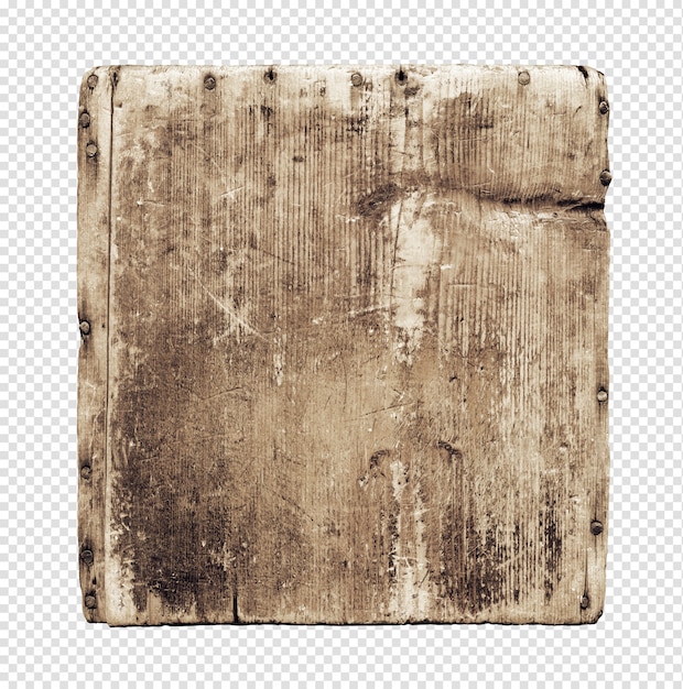 Stara grunge drewna deska odizolowywająca na bielu