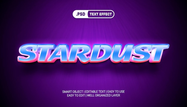 Stardust text effect