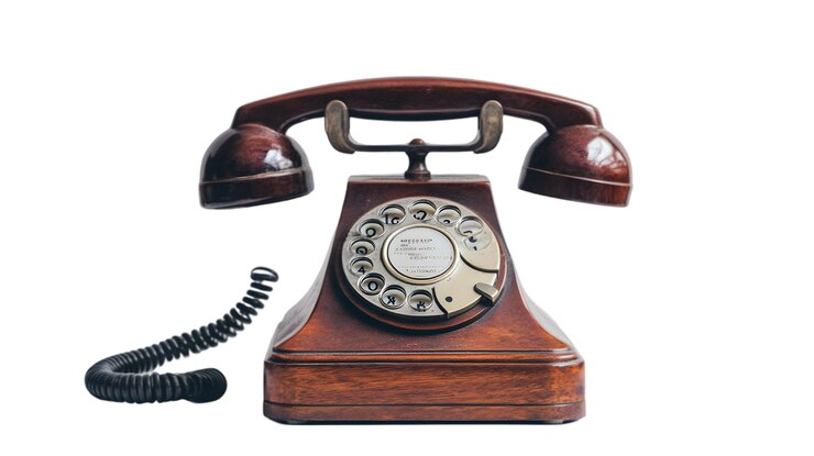 PSD starożytny telefon obrotowy