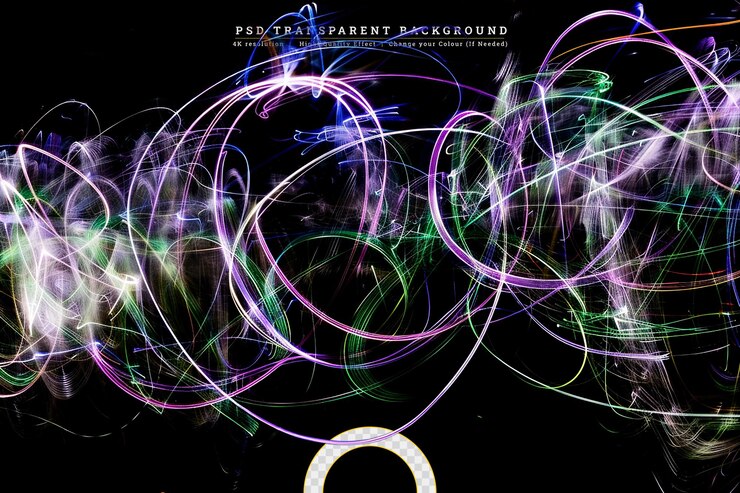 PSD starry outer space background texture on transparent background