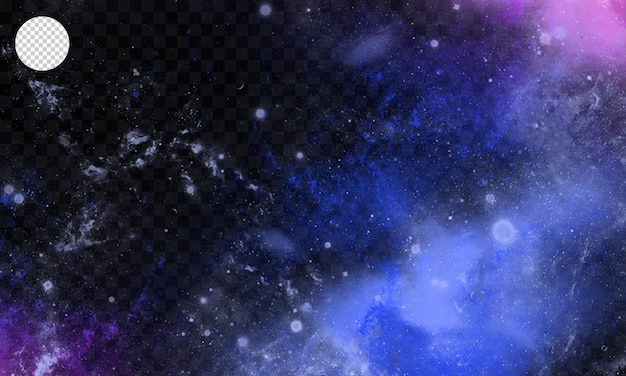 PSD starry sky transparent background